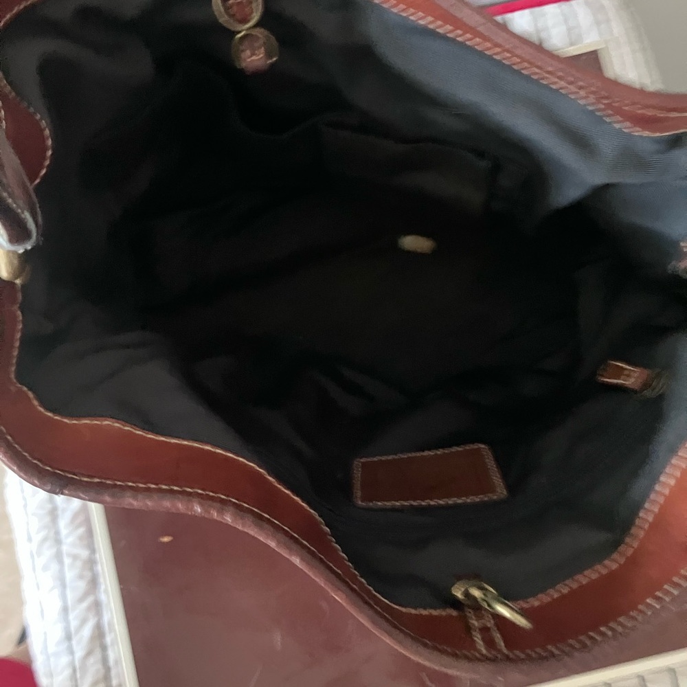 Coach Patchwork Shoulder Bag in Black, Navy & Brown - Picture 5 of 11